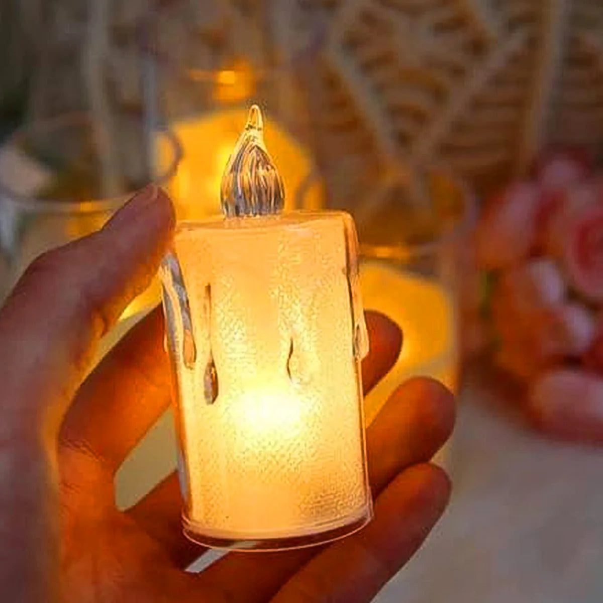 Simple Candles For Home Decoration Crystal Candle Lights